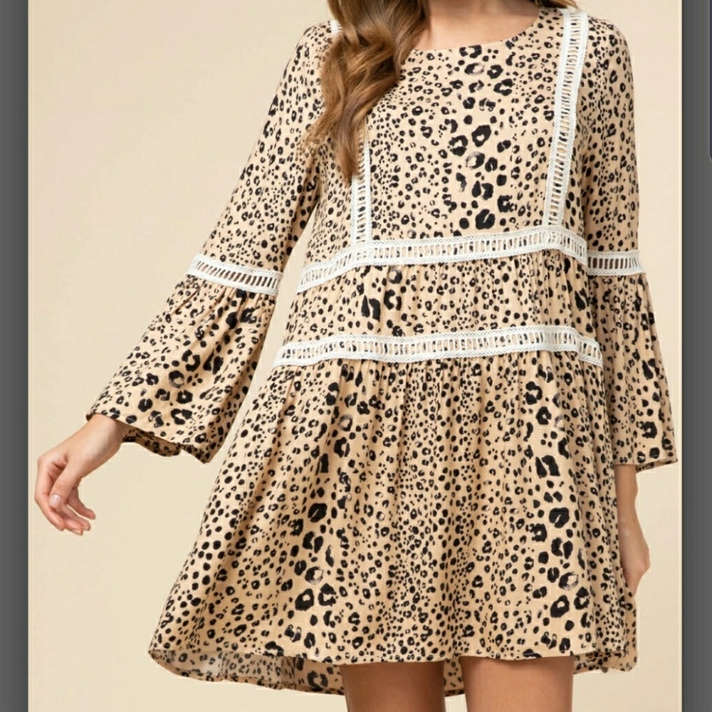 Animal print dress